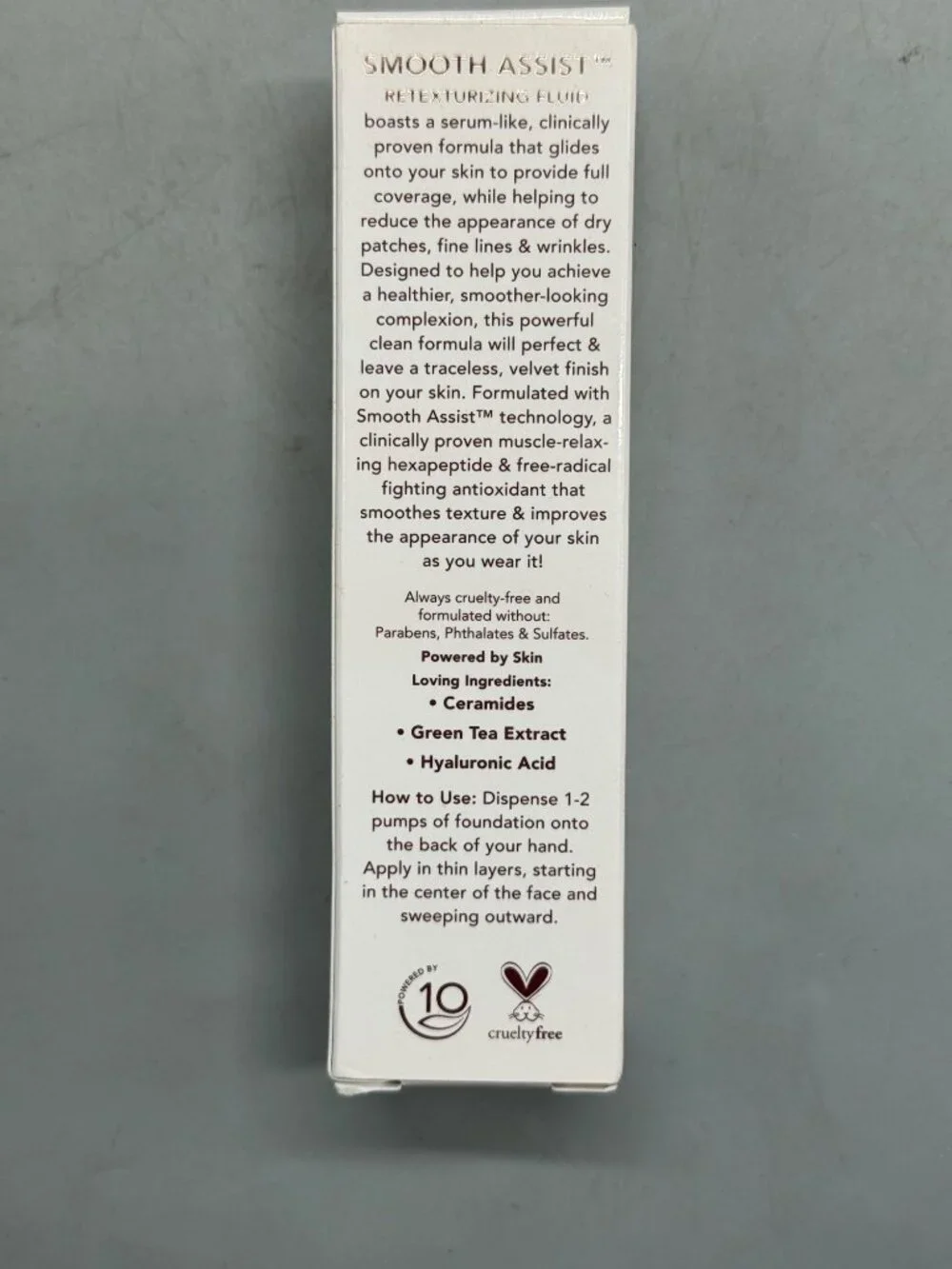 Doll 10 Smooth Assist Retexturizing Fluid 1floz Cruelty-Free Skin-Loving Formula